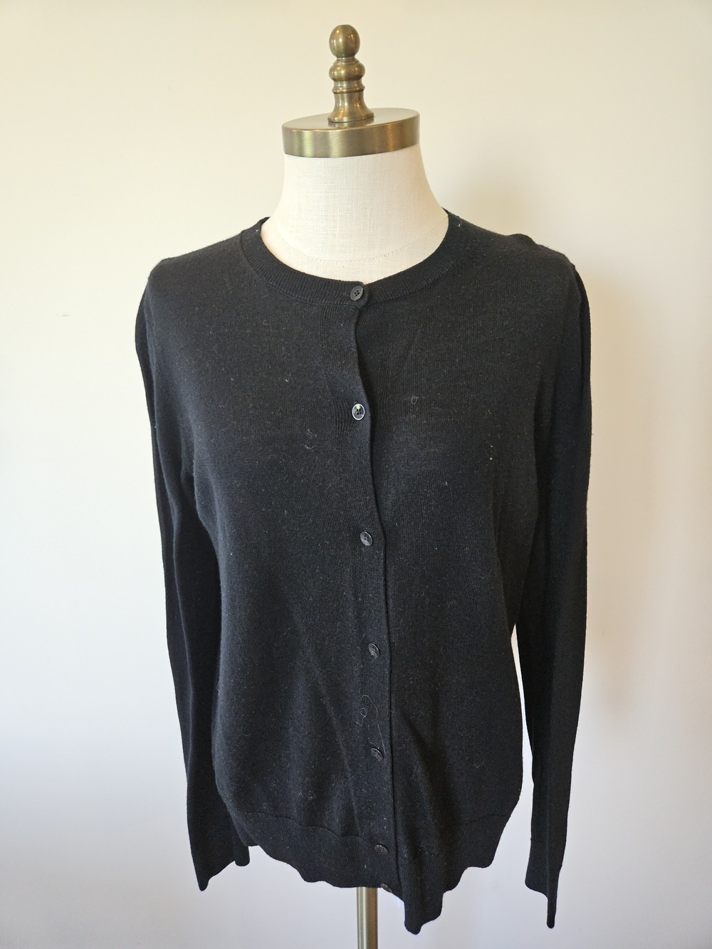GAP Black Button Front Cardigan